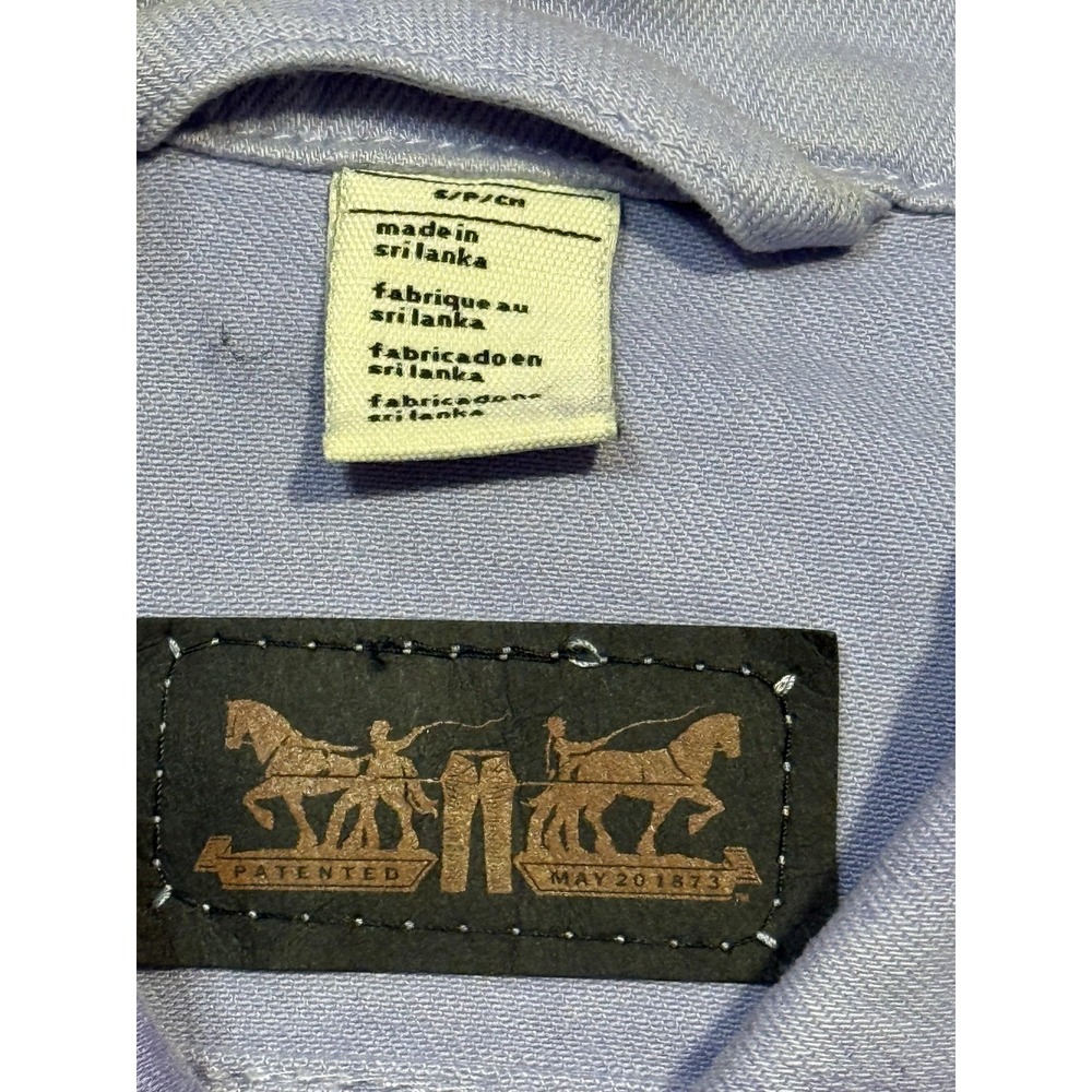 Levi's Denim Jean Jacket Womens Small Lavender Tie Dye Trucker Cropped Style - Picture 3 of 6